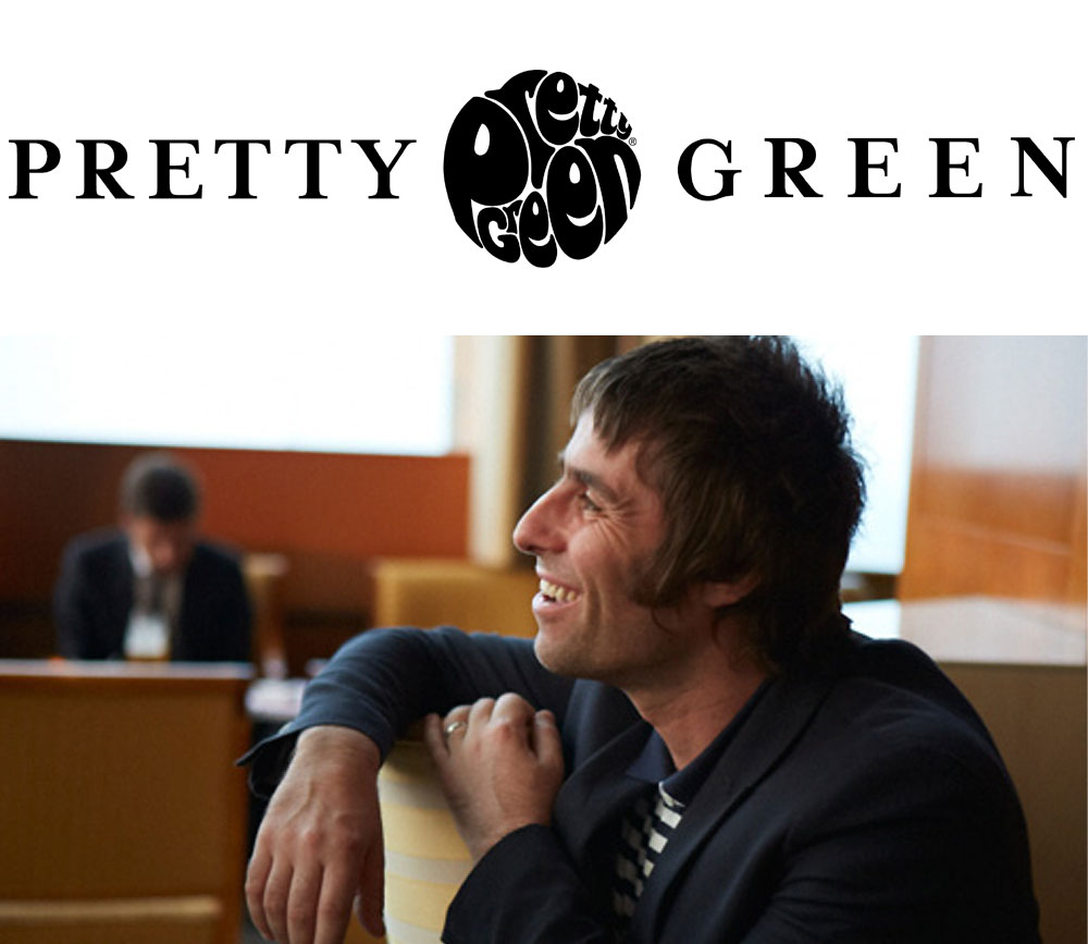 オアシスのリアム・ギャラガーが手がけるメンズファッションブランド「PRETTY GREEN」の正規取扱店として販売開始