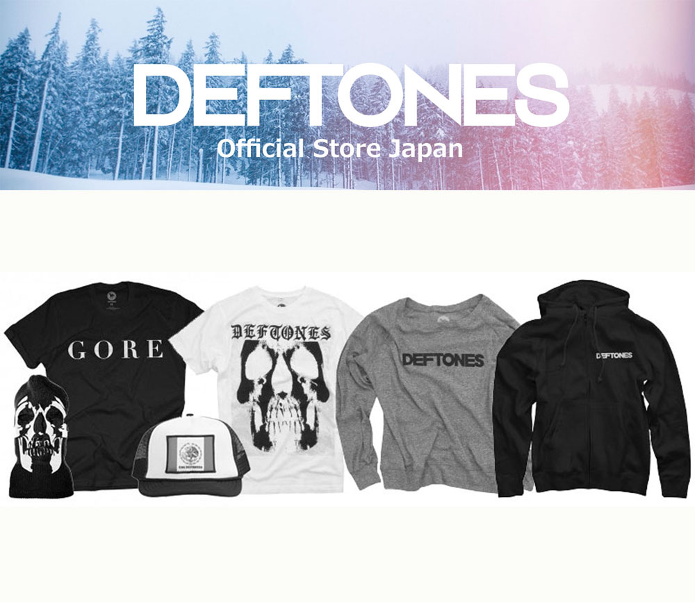 全世界で絶大な支持を得ているヘヴィ・ロック・バンド｢DEFTONES｣公式STOREオープン！